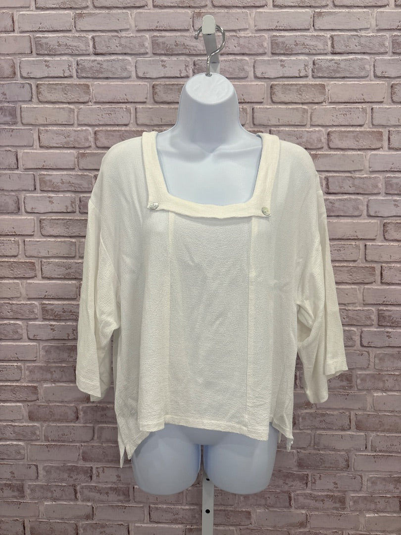 Studio 90 Shirt, White, Small/3, Used - Good
