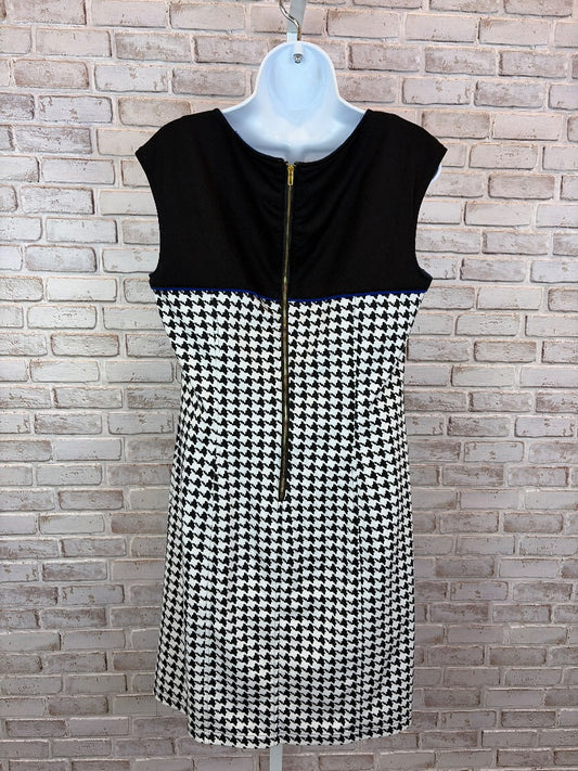 Spense Dress, Black/white houndstooth, 12, Used - Good