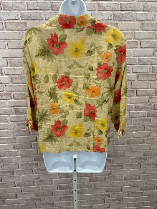 JM Collection Shirt, Multi, 14, Used - Good