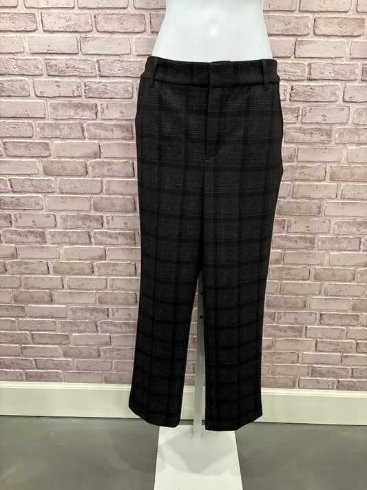 Wit & Wisdom Pants, Black plaid, 8, Used - Good