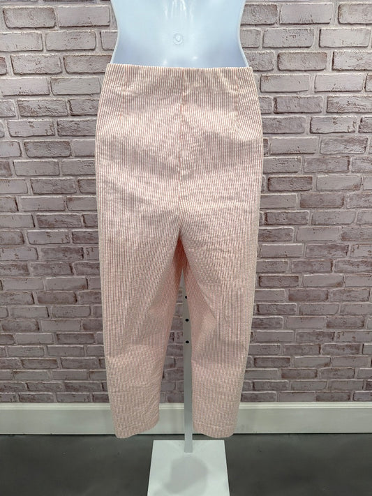 Eliane Rose Pants, white/pink stripes, 12, Used - Good