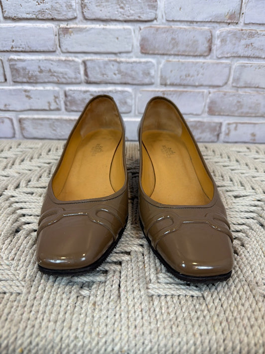 Hermes Heels, Brown, 37, Used - Excellent