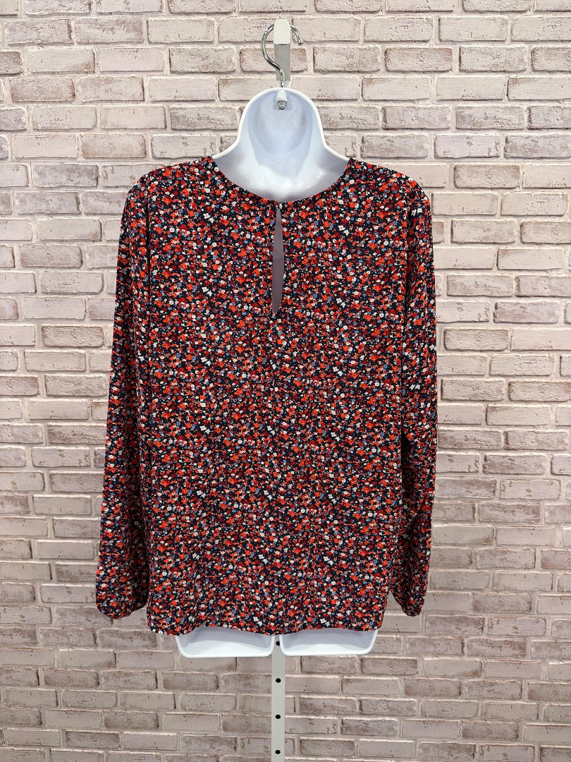Michael Kors Shirt, multi floral, XL, Used - Good