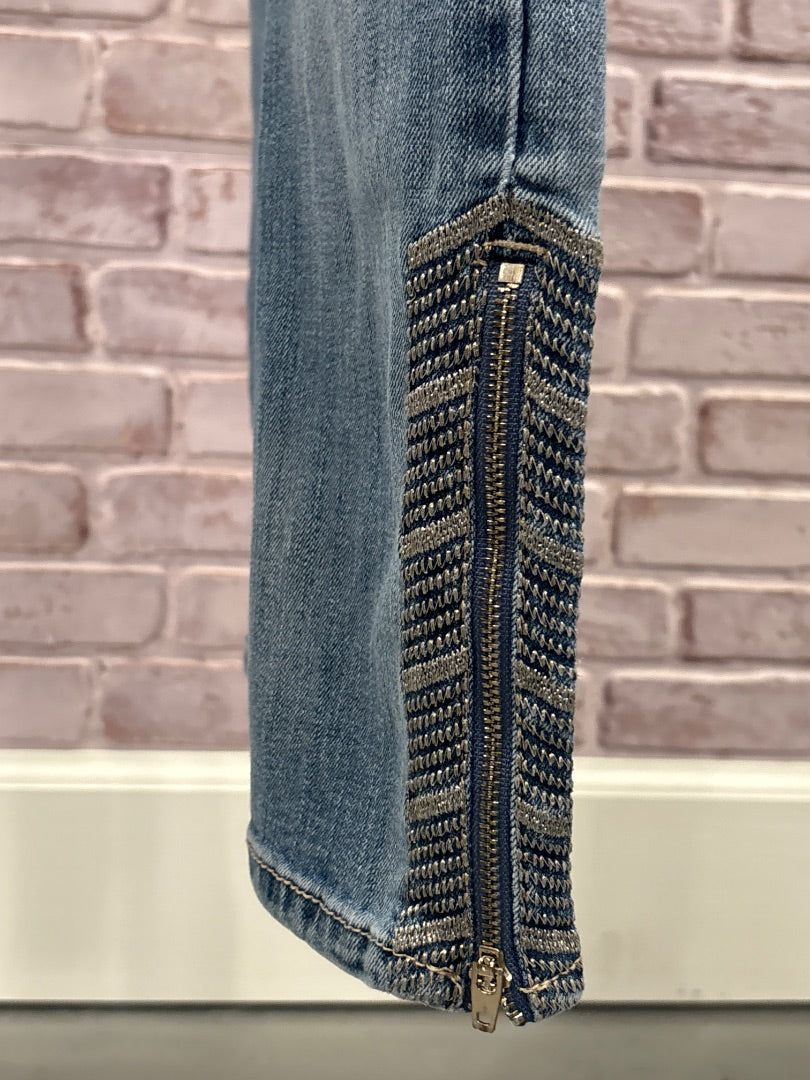 White House Black Market The Skimmer Jeans, Denim, 00, Used - Good