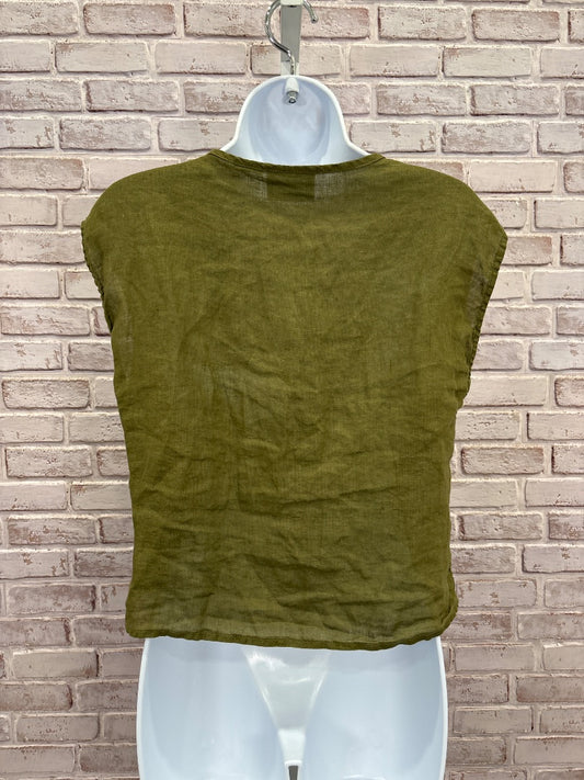 Cynthia Rowley Shirt, Green, Small, Used - Good