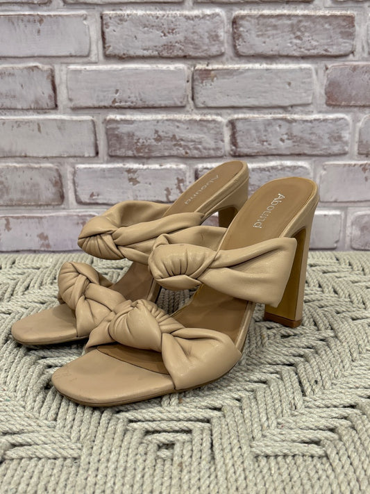Abound Heels, Nude, 6.5, Used - Good