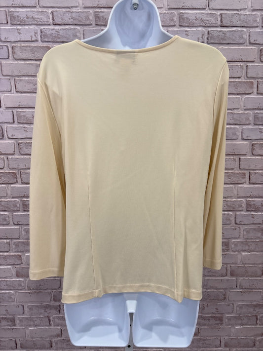 Talbots Shirt, Cream, Large, Used - Good