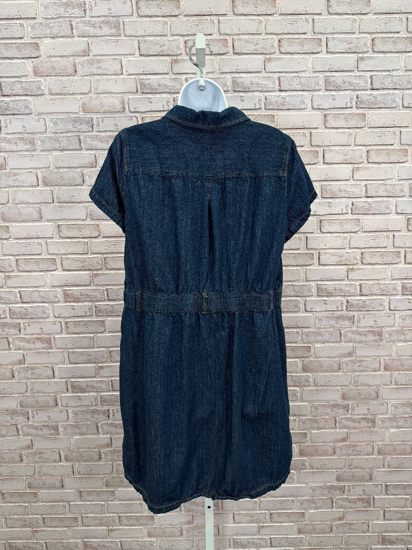 J.crew Dress, Denim, 16, Used - Good
