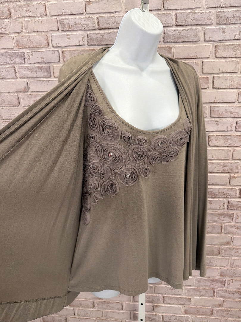 Inc Shirt, Beige, Small, Used - Good