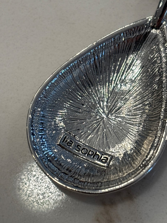 Lia Sophia Necklace, Silver, One Size, Used - Good