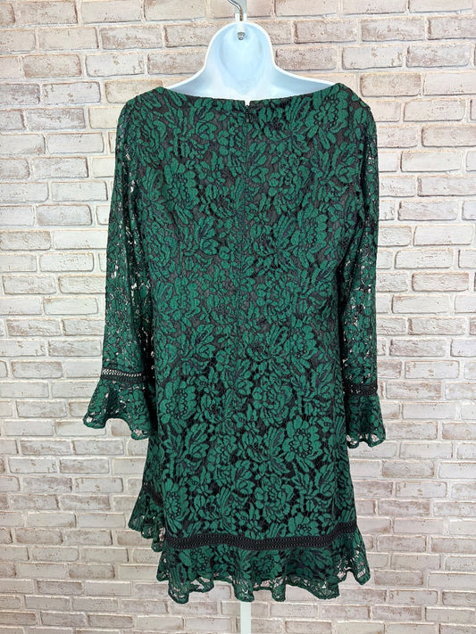 Eliza J Dress, Green/black, 12, Used - Excellent