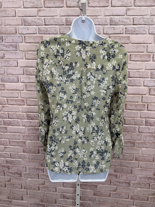 Zac & Rachel Shirt, Green multi, Small, Used - Good