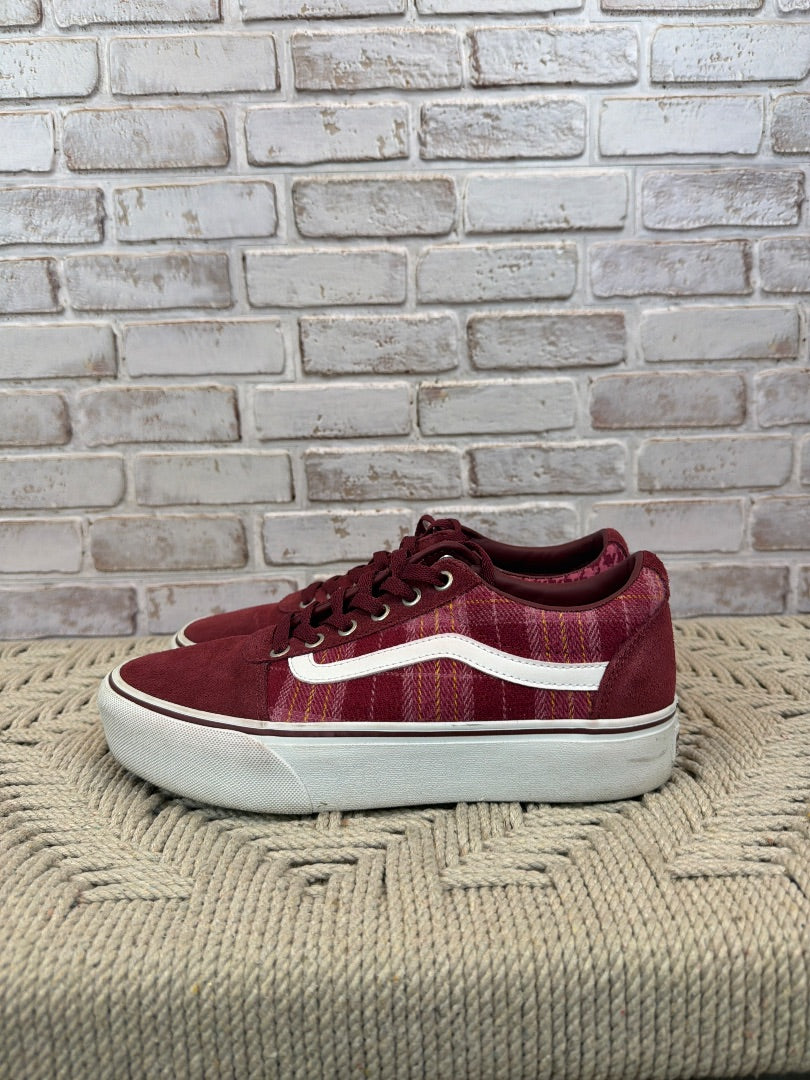 Vans Sneakers, Maroon, 9, Used - Good