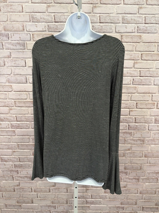 American Eagle Shirt, Black/white stripes, Medium, Used - Good