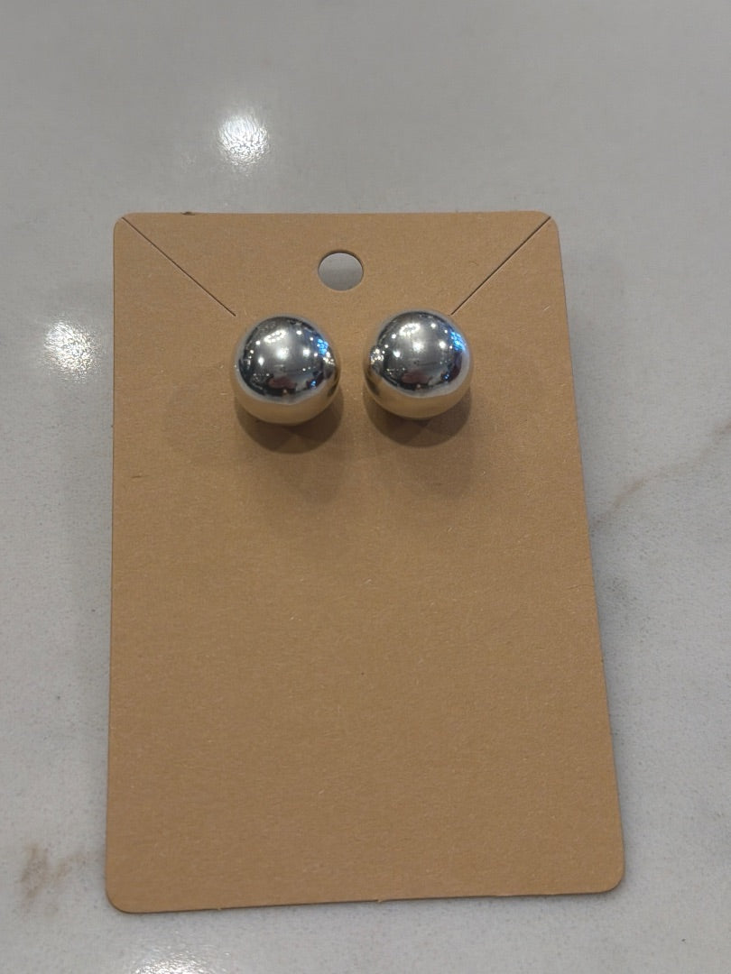 Various Earrings, Silver, One Size, Used - Good