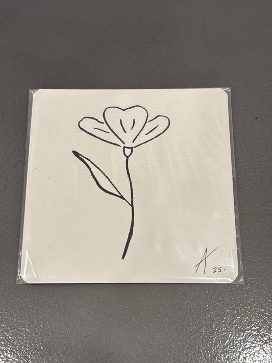 Flower 4 239 Studios Mini original, Black/white, One Size, Brand New