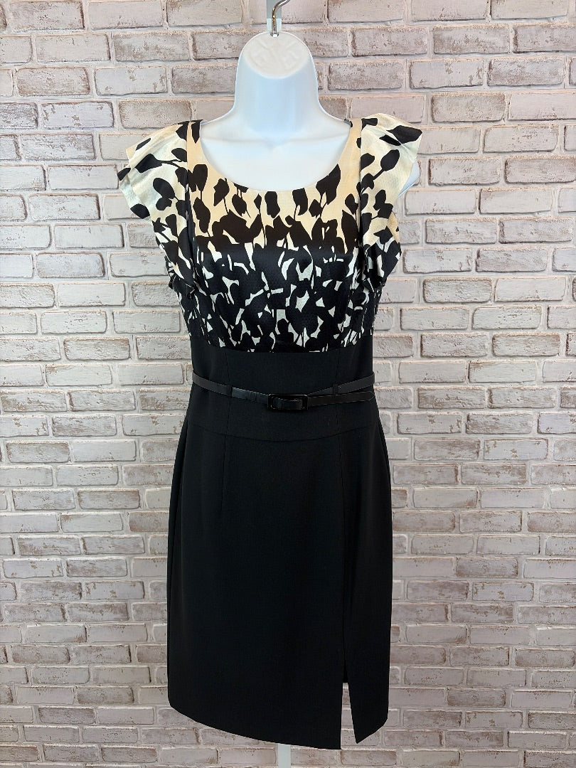 White House Black Market Dress, Black/white, 0, Used - Good