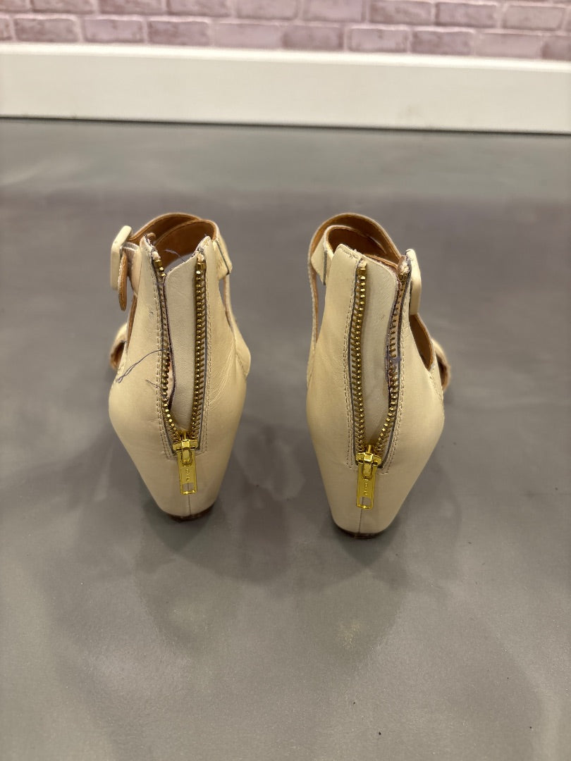 Nicole Heels, Snakeskin/white, 7, Used - Good
