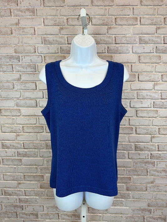 St John Tank top, Blue, Medium, Used - Good