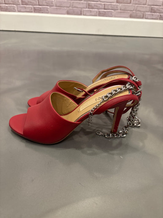 Deltan Heels, Red, 9, Used - Good