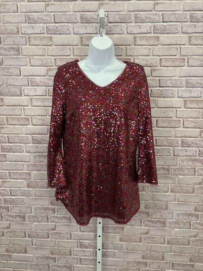 Isaac Mizrahi Shirt, Multi, Medium, Used - Excellent