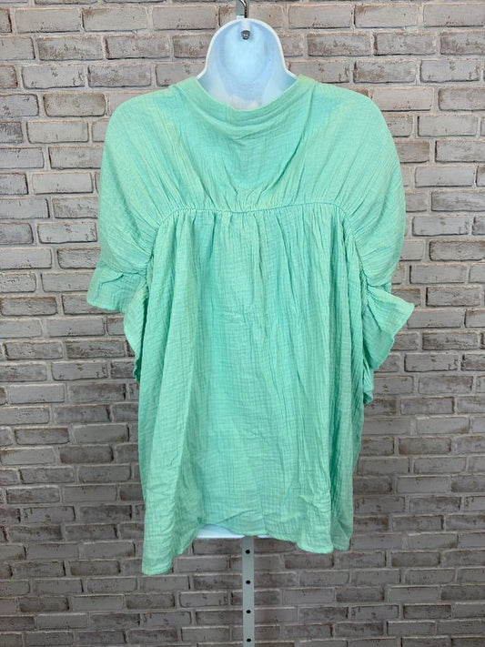 Bibi Top - Shirt – Bibi Shirt, Seafoam green, Medium, New With Tags