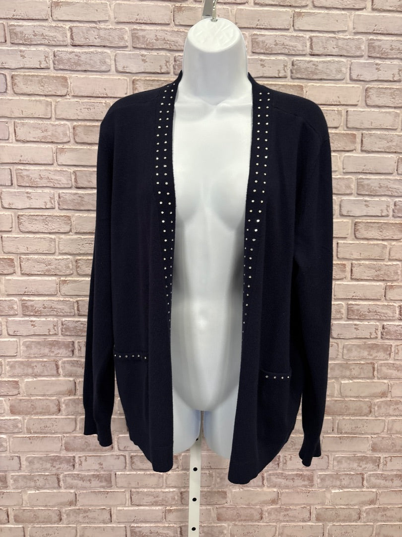Retrology Cardigan, Navy, XL, Used - Good