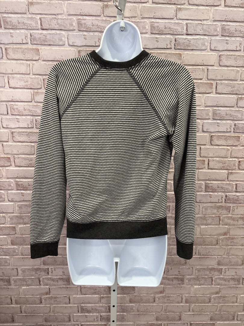 Marine Layer Reversible Sweater, Grey/white, XS, Used - Good
