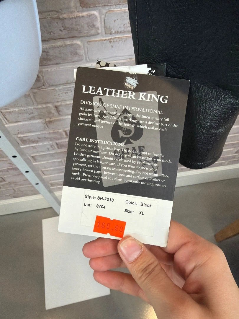 Leather King Outerwear - Jacket / Coat – Leather King Jacket, Black, XL, New With Tags