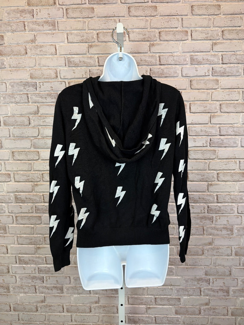 Aqua Sweatshirt, Black/white, XS, Used - Good