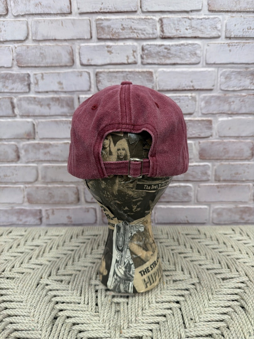 Various Baseball cap, Maroon, One Size, Used - Good