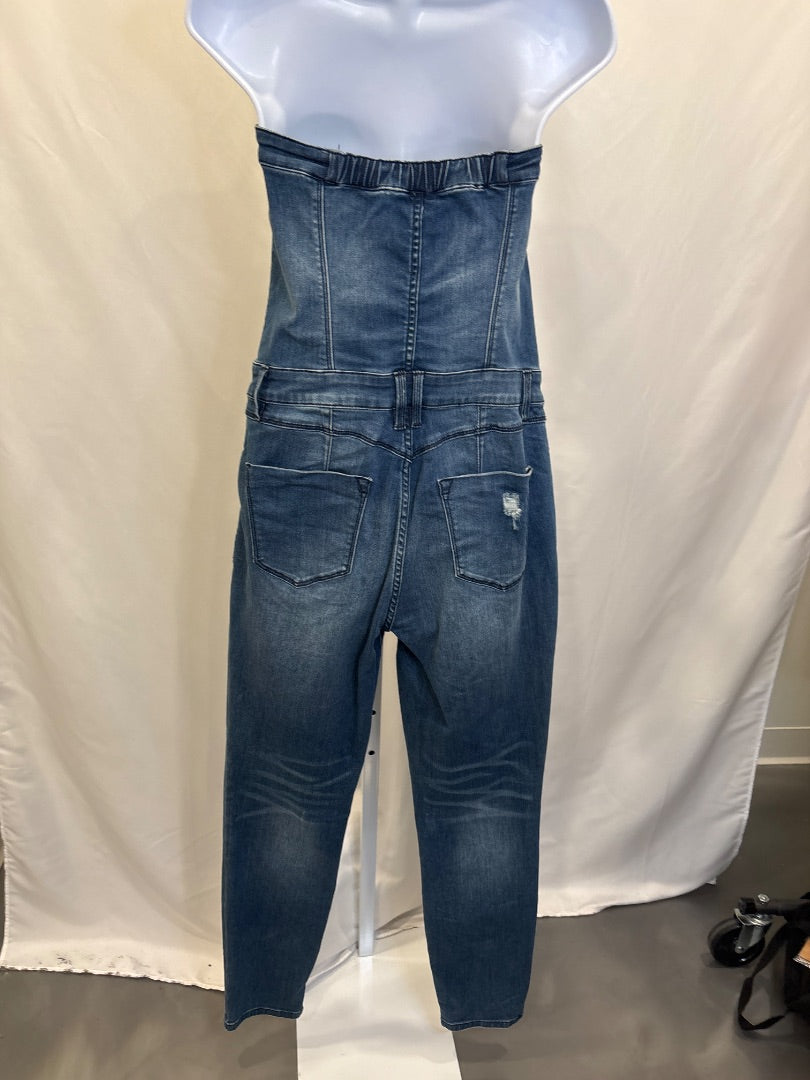 Bebe Jumpsuit, Denim, Large, Used - Excellent