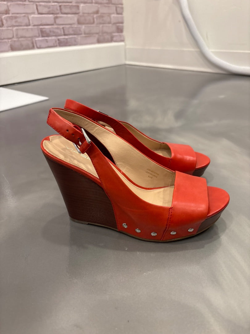 Via Spiga Heels, Red/brown, 85, Like New