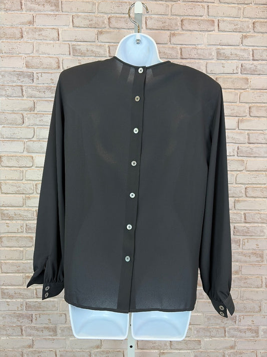 Liz Claiborne Shirt, Black, 6, Used - Good