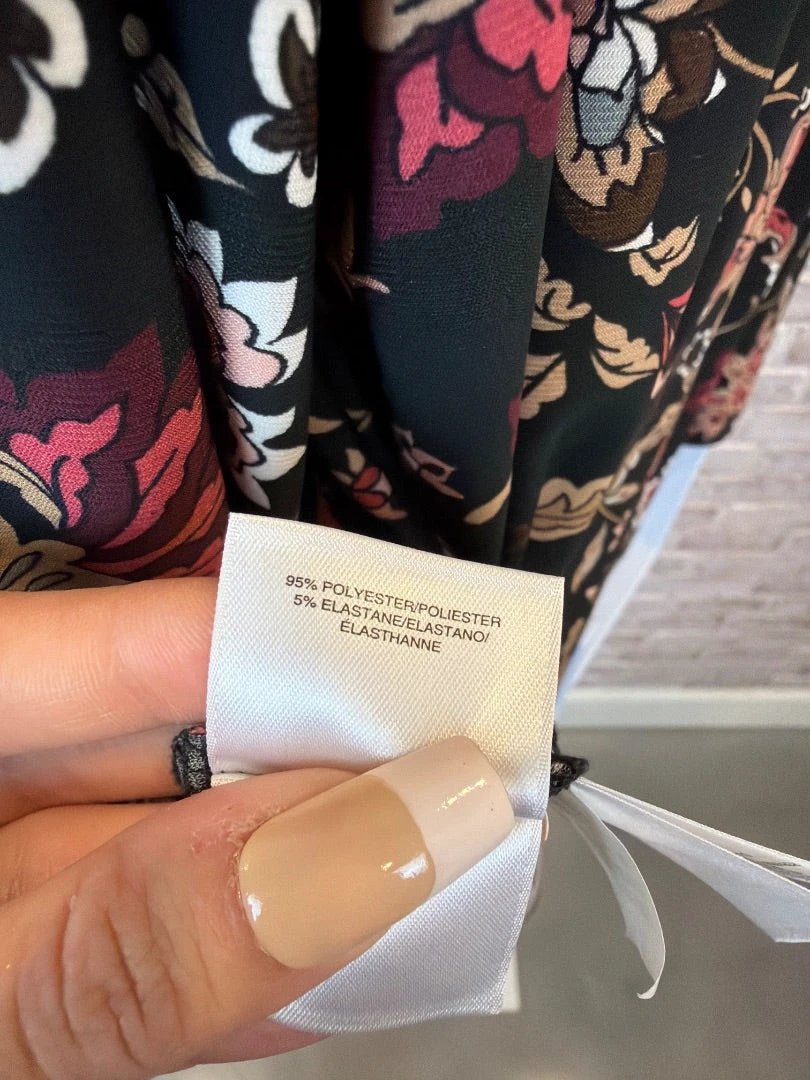 Anne Klein Top – Black Multi, Size L – Excellent Condition