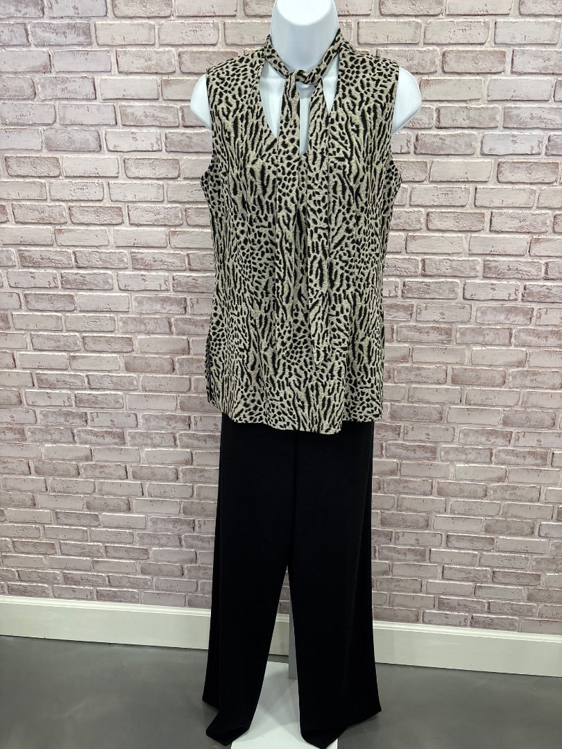 Dani Max Sleeveless blouse, Animal print, Medium/8, Used - Excellent