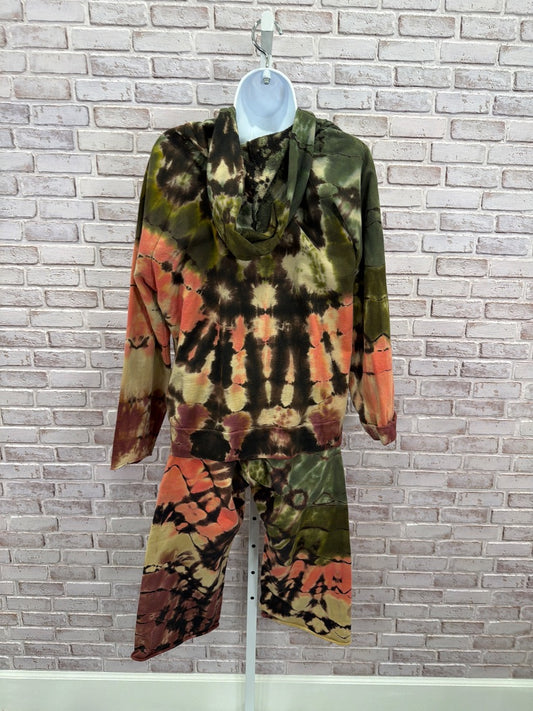 Spiritually High Dye Matching Sweat Set, Multi tie dye, XL, Used - Good