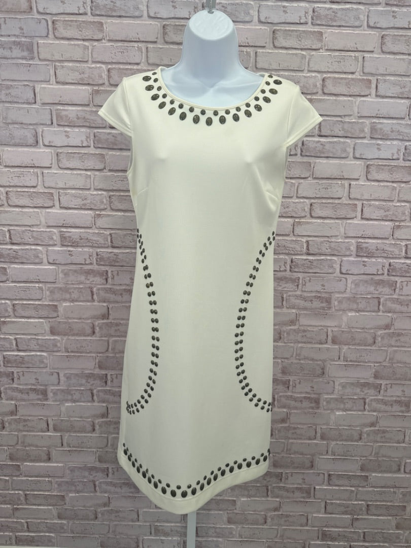 Beige by eci Dress, White, Small/4, Used - Good