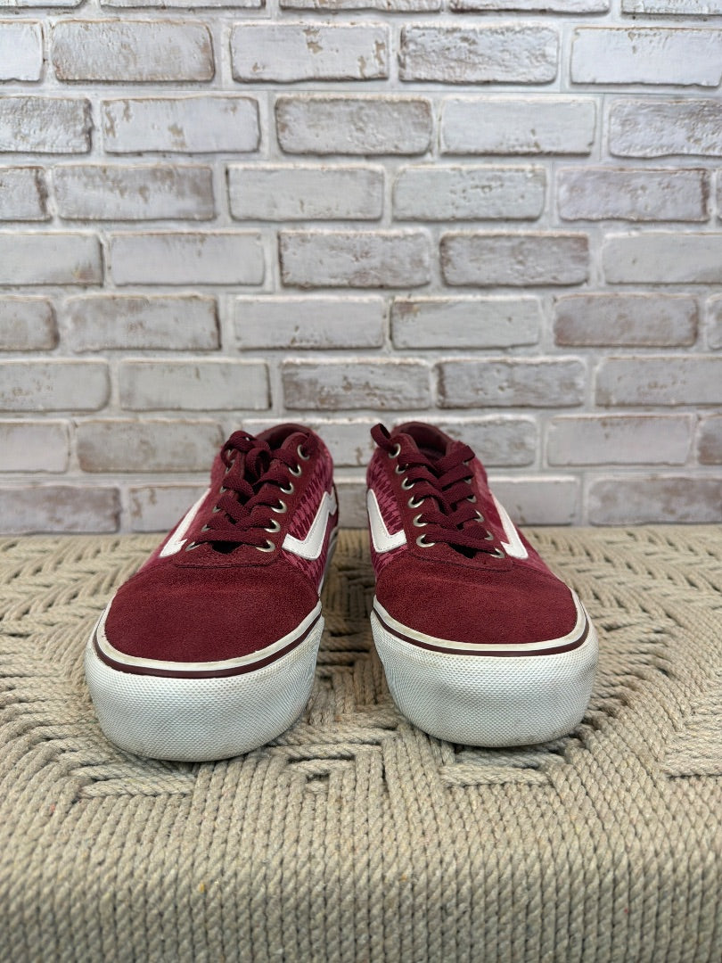 Vans Sneakers, Maroon, 9, Used - Good