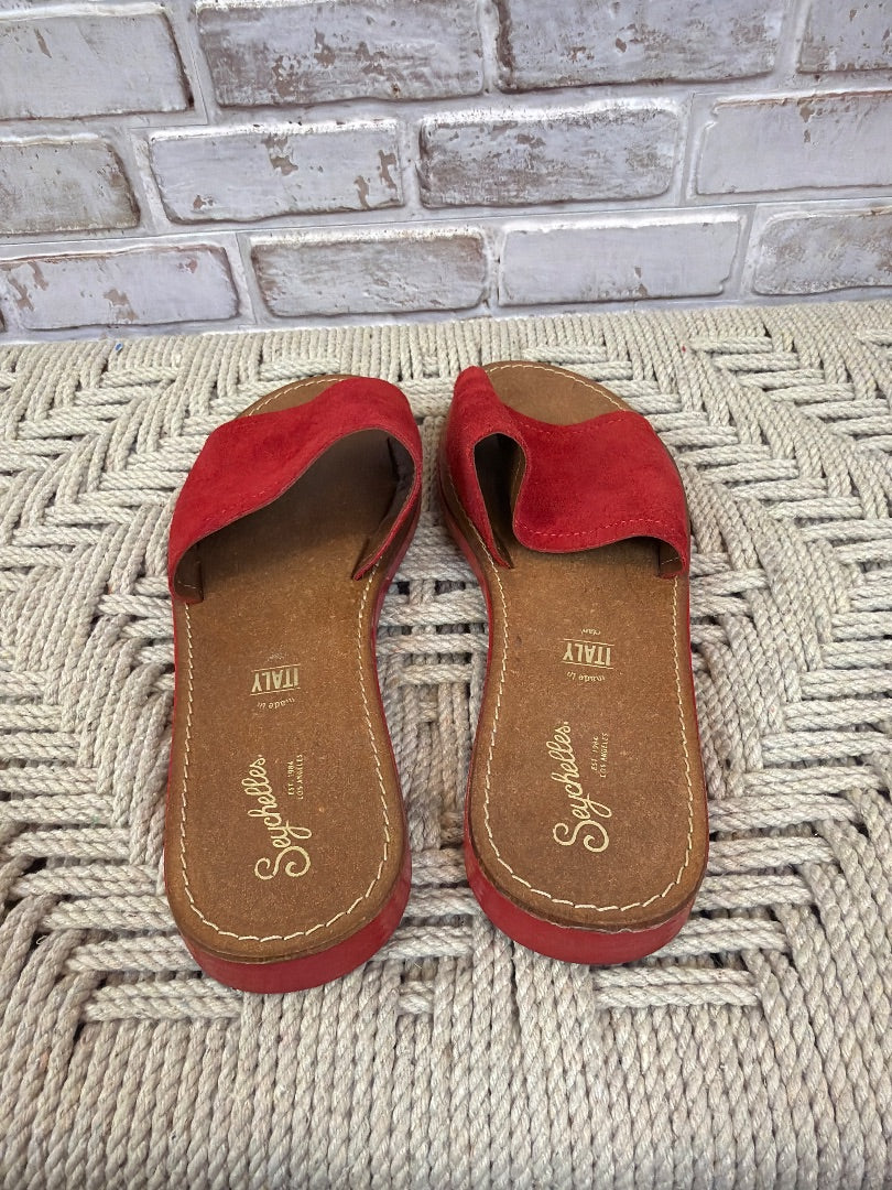 Seychelles Flats, Red, 9, Used - Good