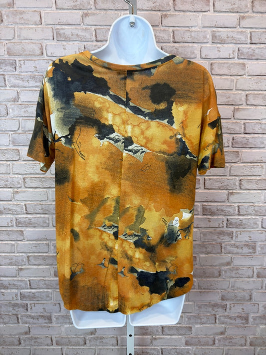 Zara Shirt – Orange multi, Small – Excellent Condition