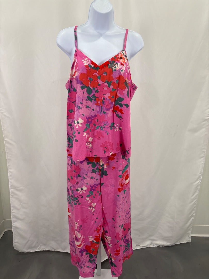 Jam’s World Matching Clothing Set, Pink floral, XL, Used - Good