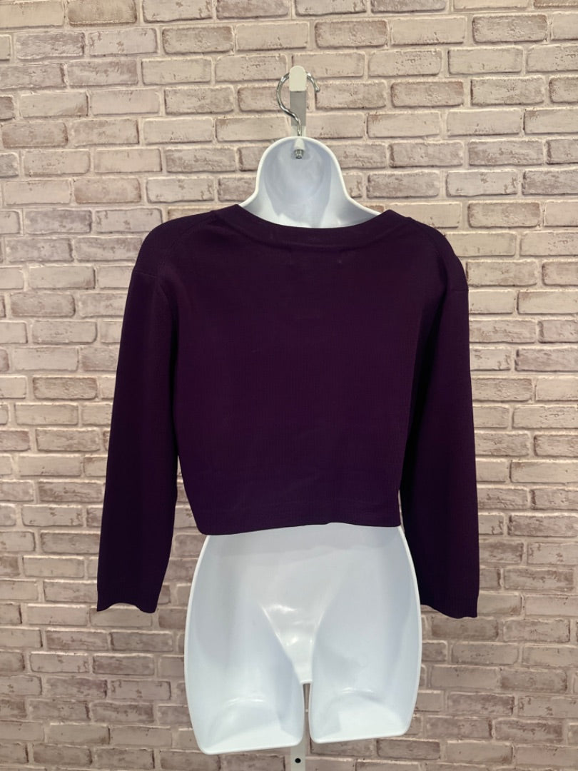 Coldwater Creek Cardigan, Purple, Medium, New With Tags