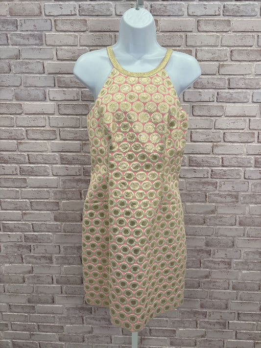 Lilly Pulitzer Dress, Pink/gold, 4, New With Tags