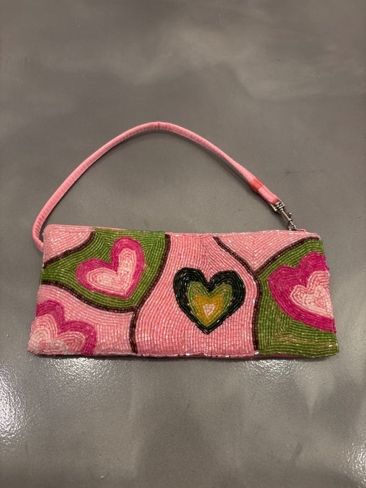 Liz claiborne Handbag, Pink/green, One Size, Used - Good