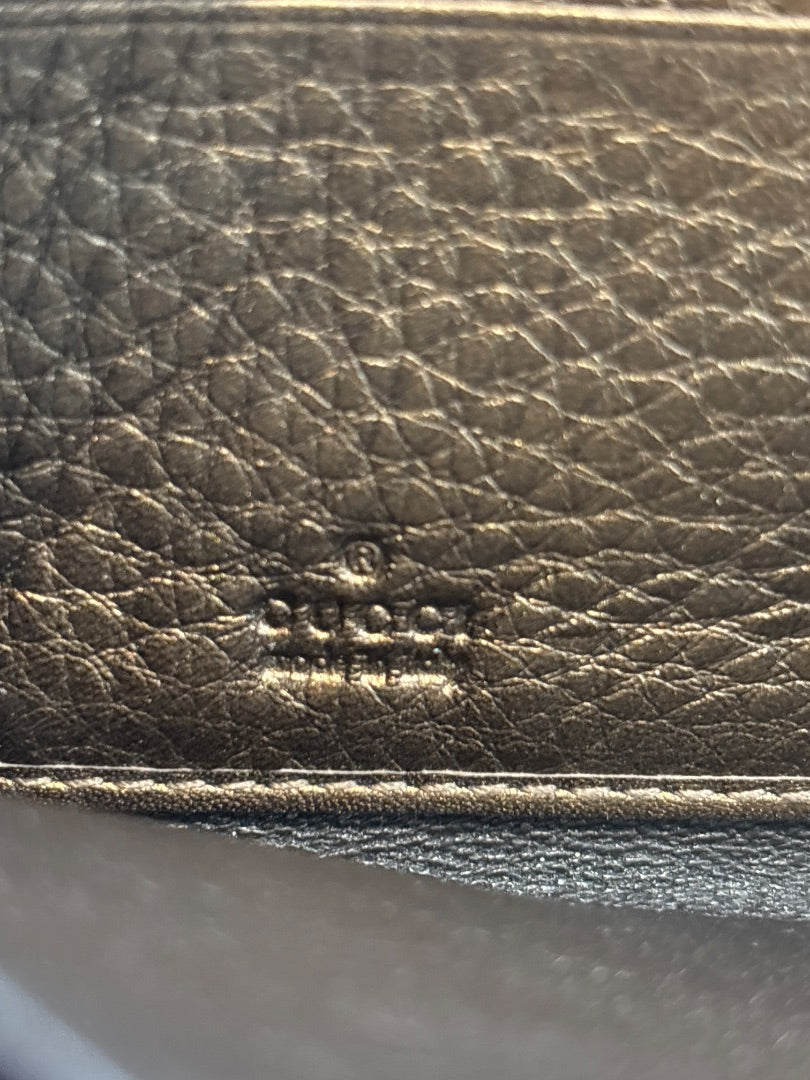 Gucci Wallet, Gold, One Size