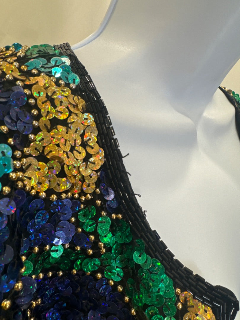 Laurence Kagan Jacket, Multi sequin, Small