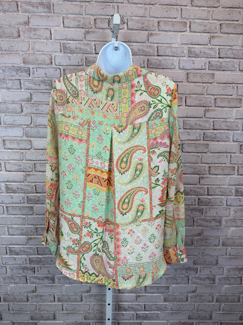 Rose & olive Shirt, Multi, Small, New With Tags