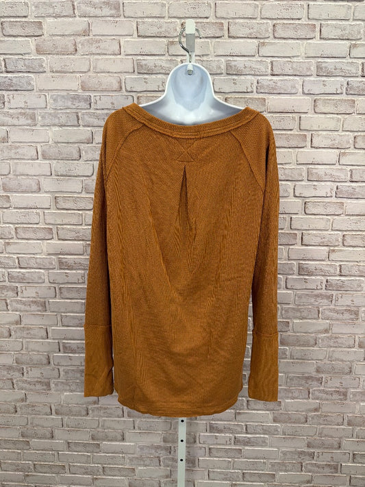 We the Free Shirt, Orange, Small, Used - Good