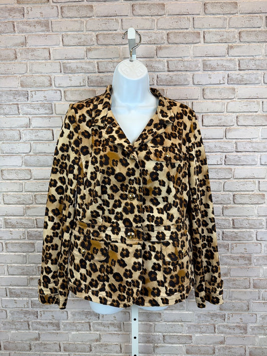 Charter Club Jacket, Animal, 10, Used - Good